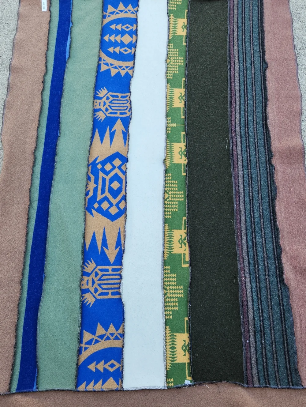 N/A wool patchwork